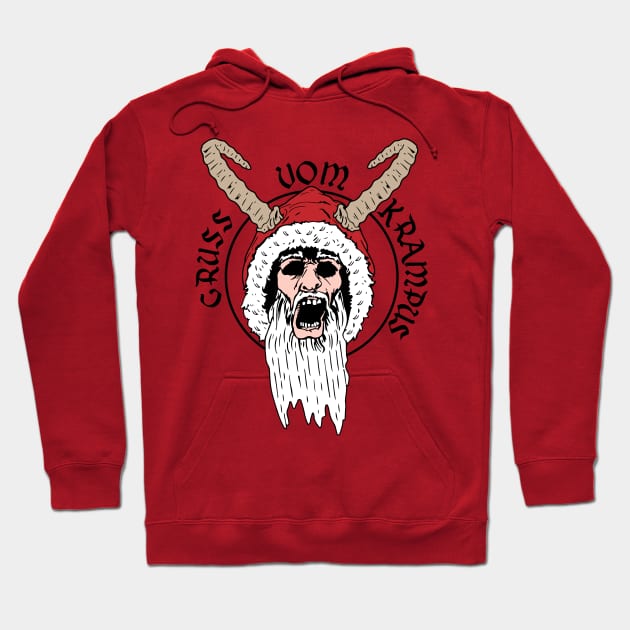 Gruss Vom Krampus Hoodie by carloj1956